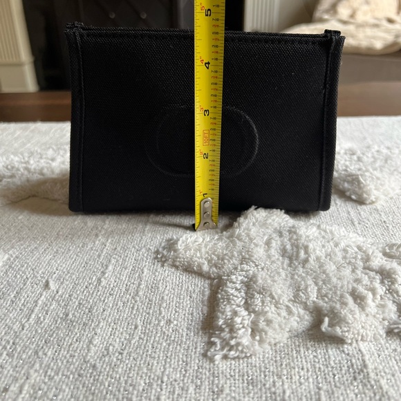 DIOR BLACK CANVAS COSMETICS BAG ~ NEW - Picture 6 of 8